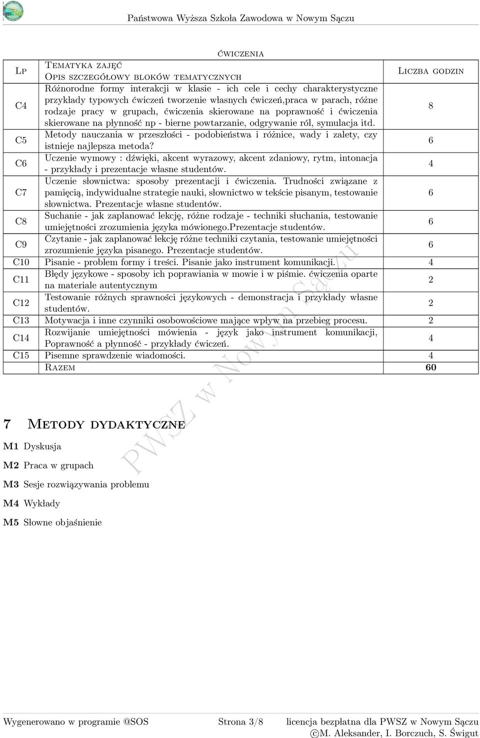 skierowane na p lynność np - bierne powtarzanie, odgrywanie ról, symulacja itd. C5 Metody nauczania w przesz lości - podobieństwa i różnice, wady i zalety, czy istnieje najlepsza metoda?