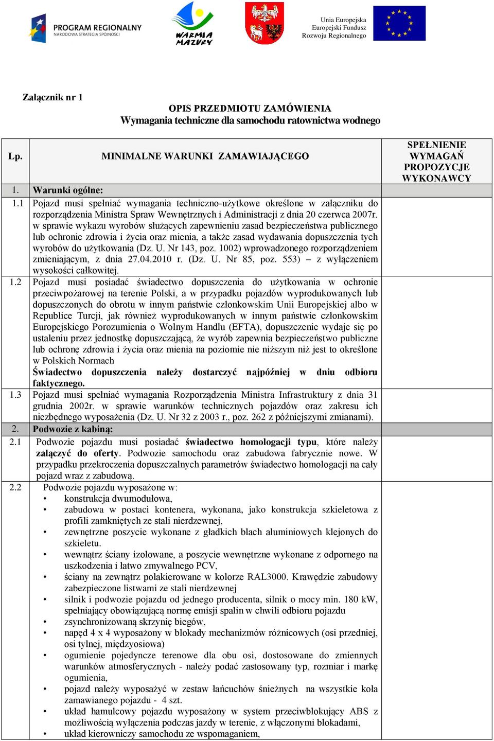 w sprawie wykazu wyrobów służących zapewnieniu zasad bezpieczeństwa publicznego lub ochronie zdrowia i życia oraz mienia, a także zasad wydawania dopuszczenia tych wyrobów do użytkowania (Dz. U.