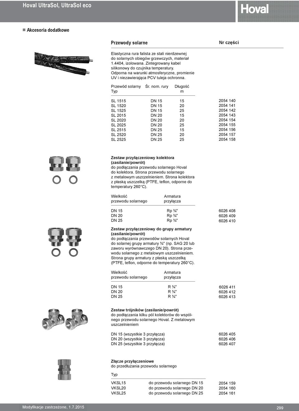 rury Długość Typ m SL 1515 DN 15 15 SL 1520 DN 15 20 SL 1525 DN 15 25 SL 2015 DN 20 15 SL 2020 DN 20 20 SL 2025 DN 20 25 SL 2515 DN 25 15 SL 2520 DN 25 20 SL 2525 DN 25 25 2054 140 2054 141 2054 142