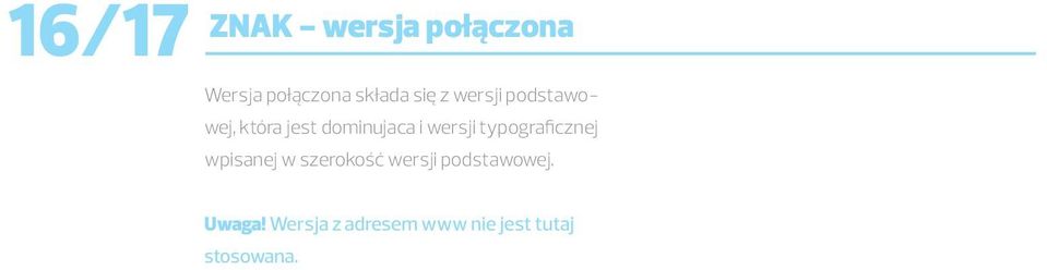 wersji typograficznej wpisanej w szerokość wersji