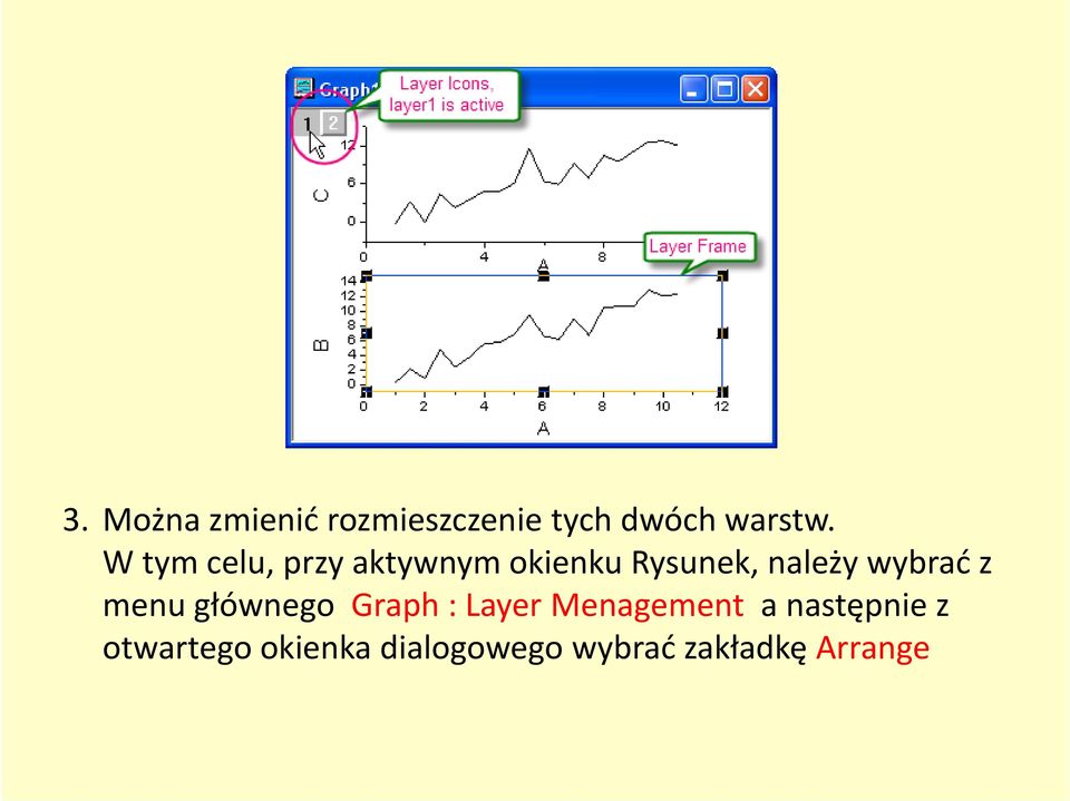 W tym celu, przy aktywnym okienku Rysunek, należy wybrać z menu