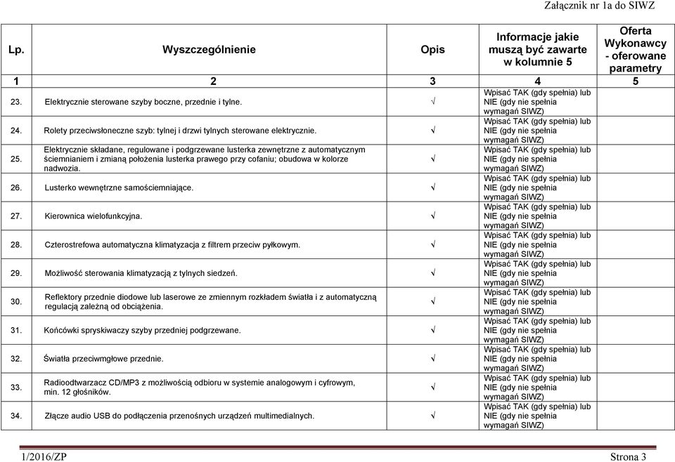 Lusterko wewnętrzne samościemniające. 27. Kierownica wielofunkcyjna. 28. Czterostrefowa automatyczna klimatyzacja z filtrem przeciw pyłkowym. 29. MoŜliwość sterowania klimatyzacją z tylnych siedzeń.