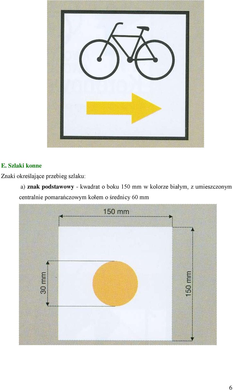 150 mm w kolorze białym, z umieszczonym