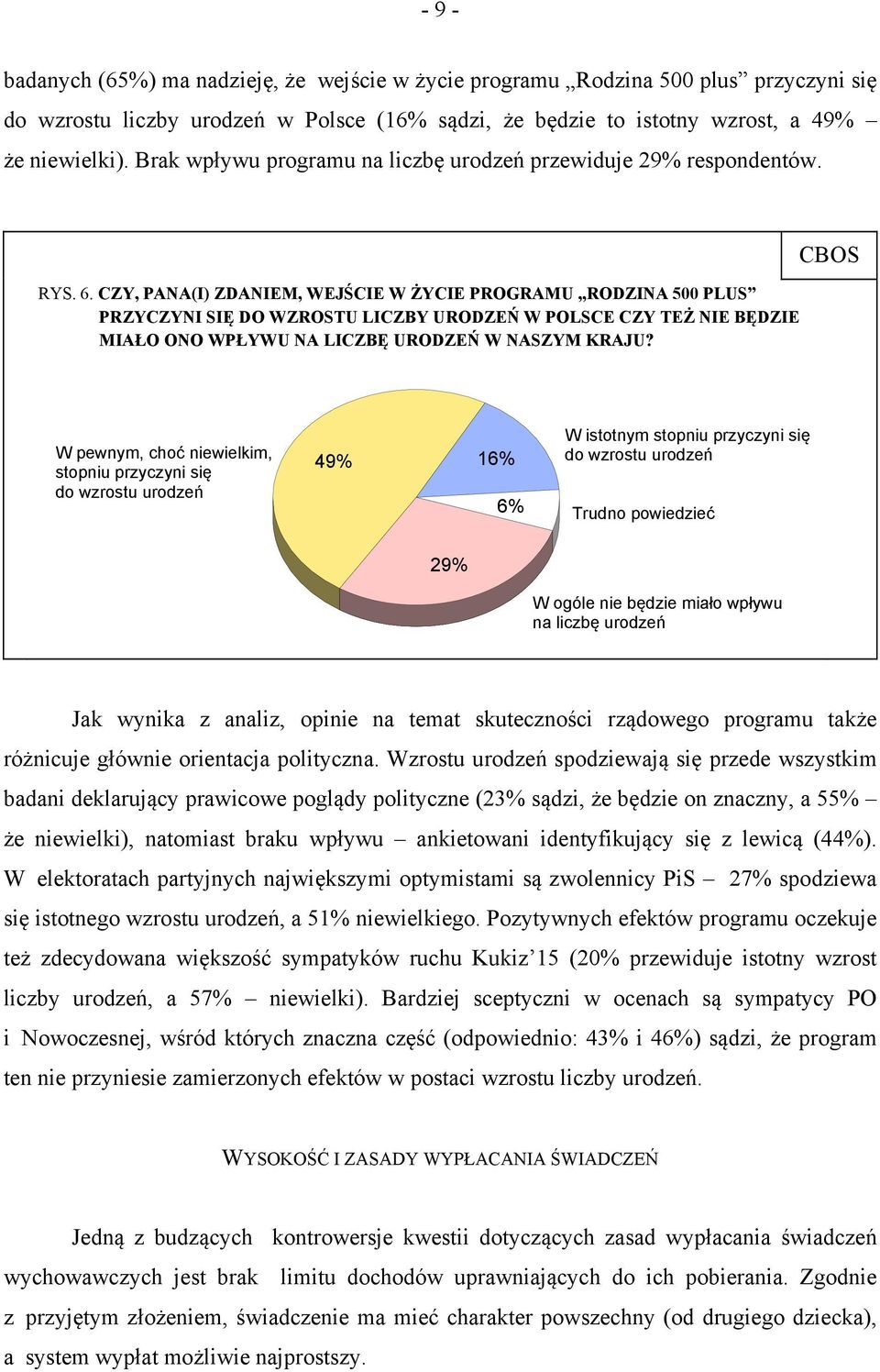 CZY, PANA(I) ZDANIEM, WEJŚCIE W ŻYCIE PROGRAMU RODZINA 500 PLUS PRZYCZYNI SIĘ DO WZROSTU LICZBY URODZEŃ W POLSCE CZY TEŻ NIE BĘDZIE MIAŁO ONO WPŁYWU NA LICZBĘ URODZEŃ W NASZYM KRAJU?