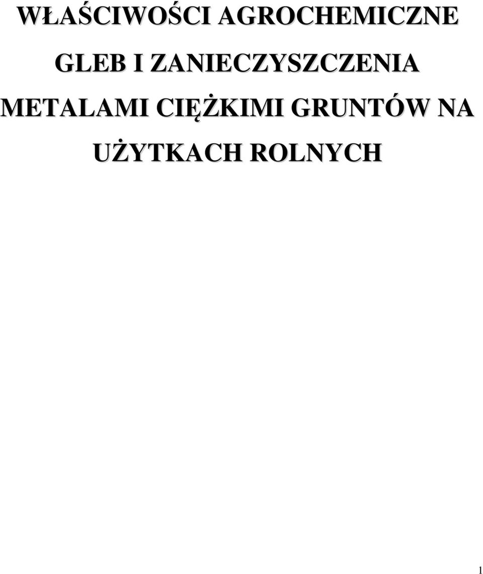 ZANIECZYSZCZENIA