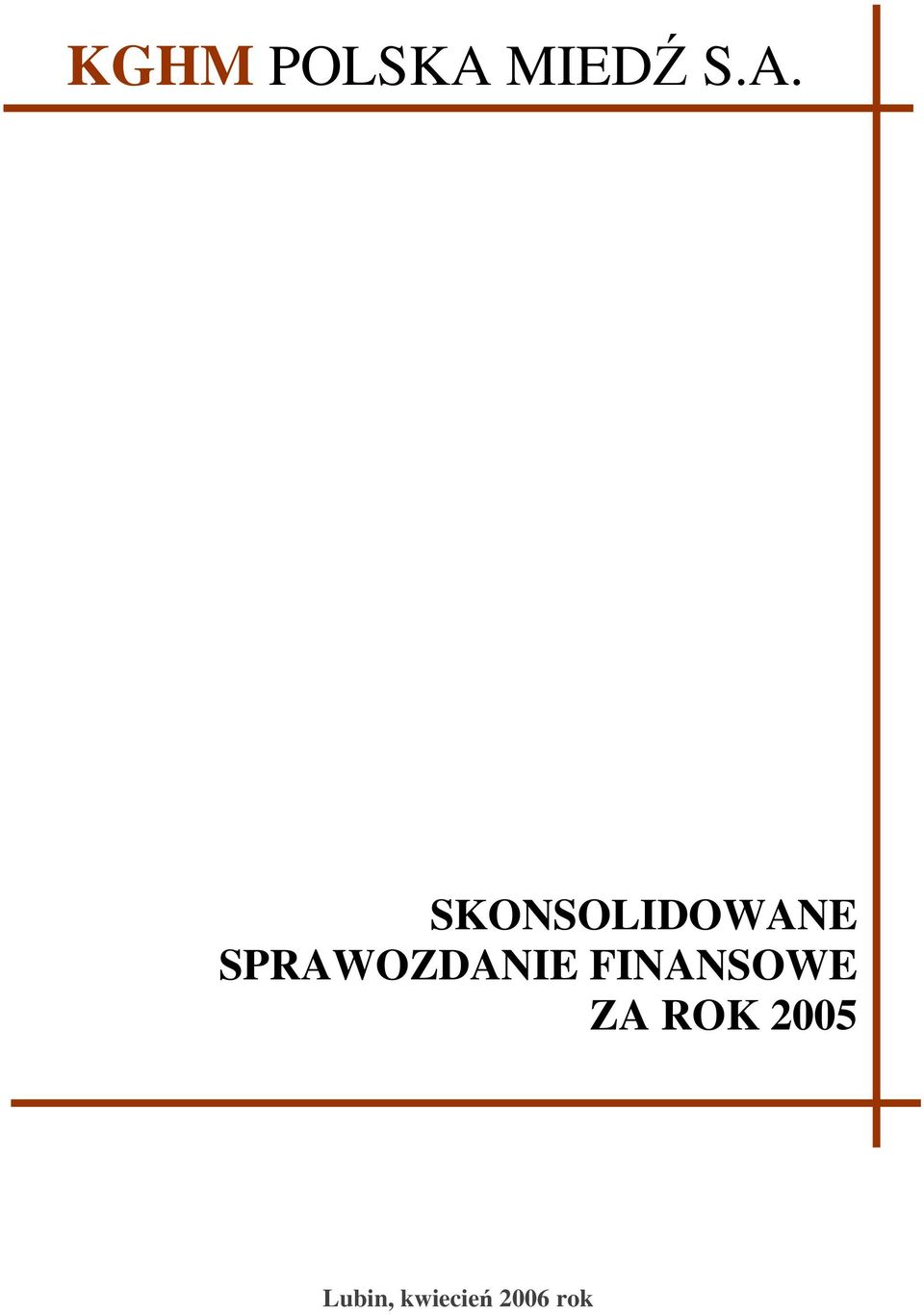 SKONSOLIDOWANE