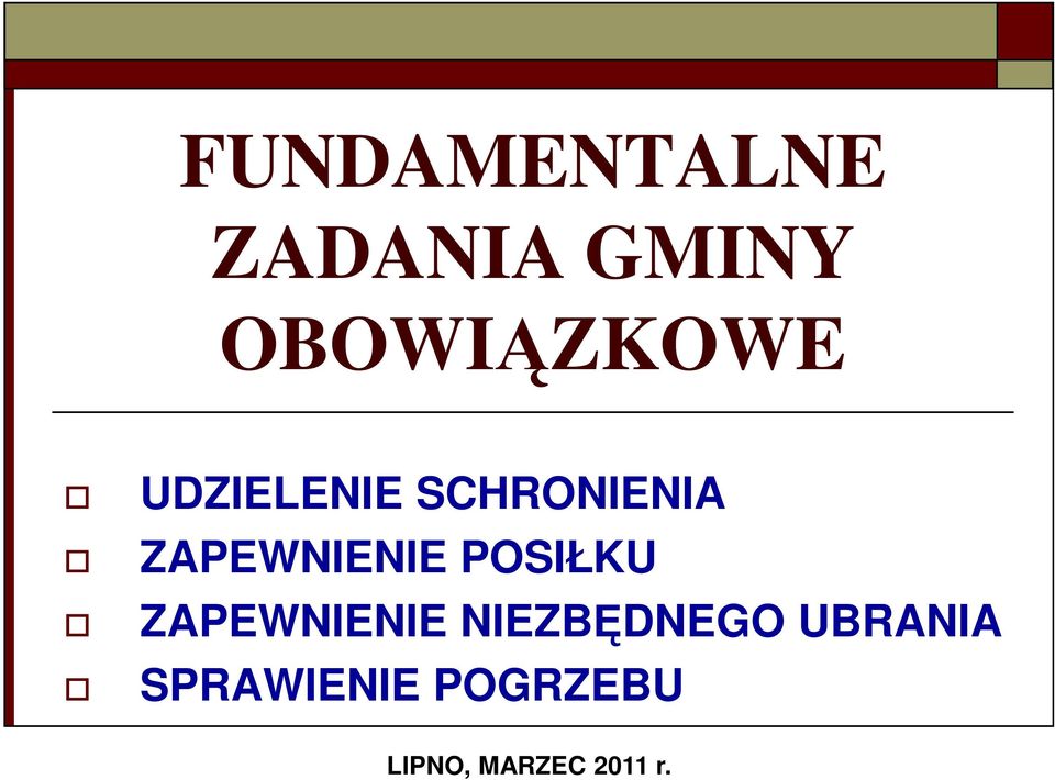 ZAPEWNIENIE POSIŁKU ZAPEWNIENIE