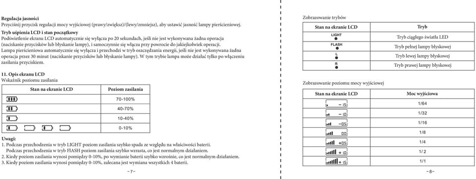 samoczynnie się włącza przy powrocie do jakiejkolwiek operacji.