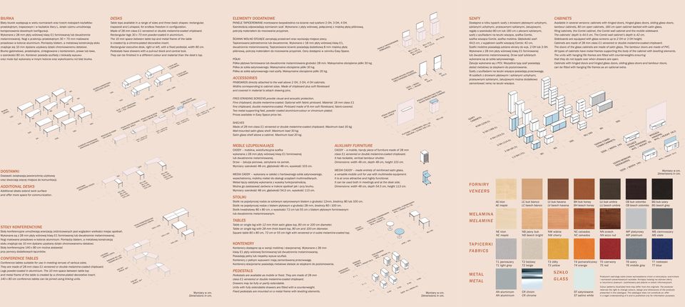 Pomiędzy blatem, a metalową konstrukcją stołu znajduje się 10 mm dystans uzyskany dzięki chromowanemu detalowi.