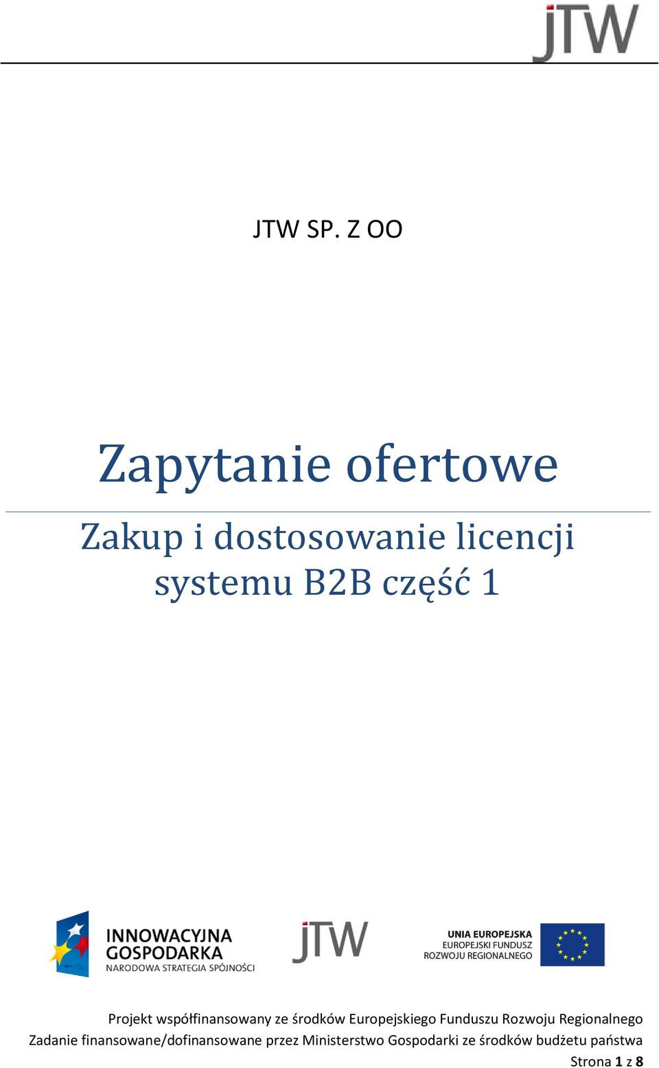 Zakup i dostosowanie