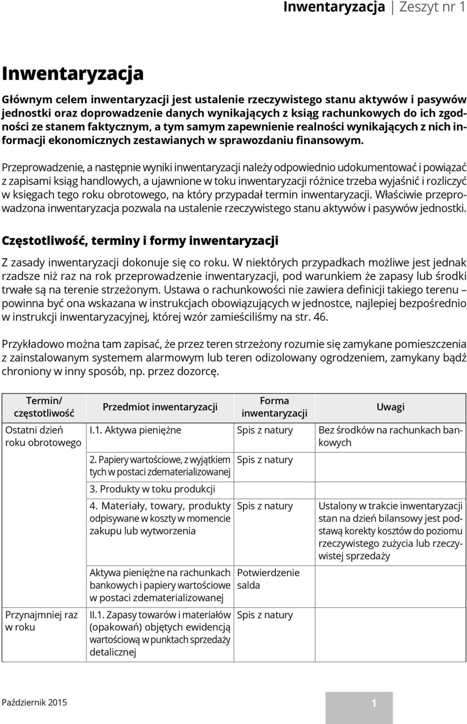 Przeprowadzenie, a następnie wyniki inwentaryzacji należy odpowiednio udokumentować i powiązać z zapisami ksiąg handlowych, a ujawnione w toku inwentaryzacji różnice trzeba wyjaśnić i rozliczyć w