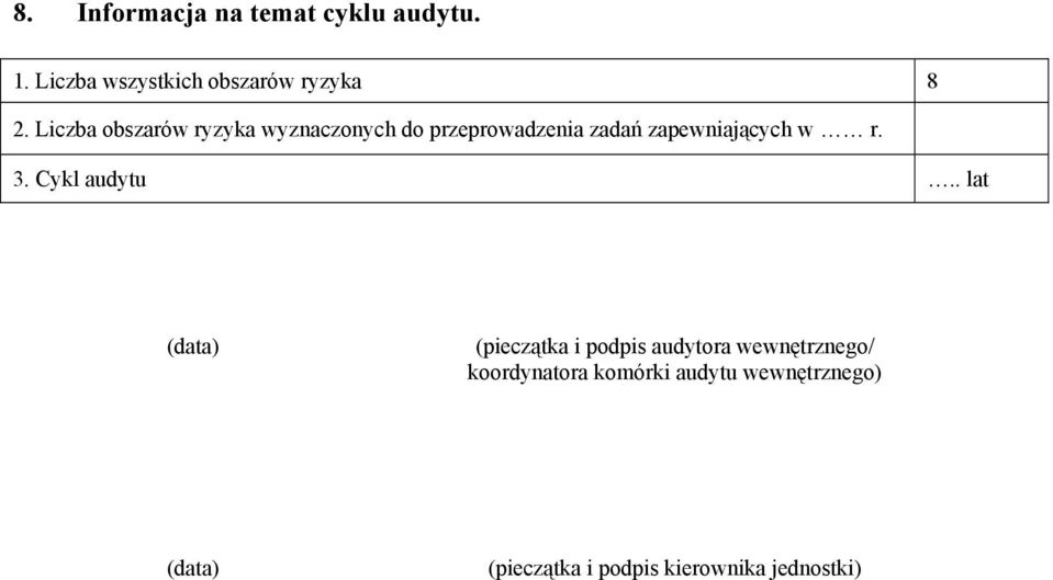 3. Cykl audytu.