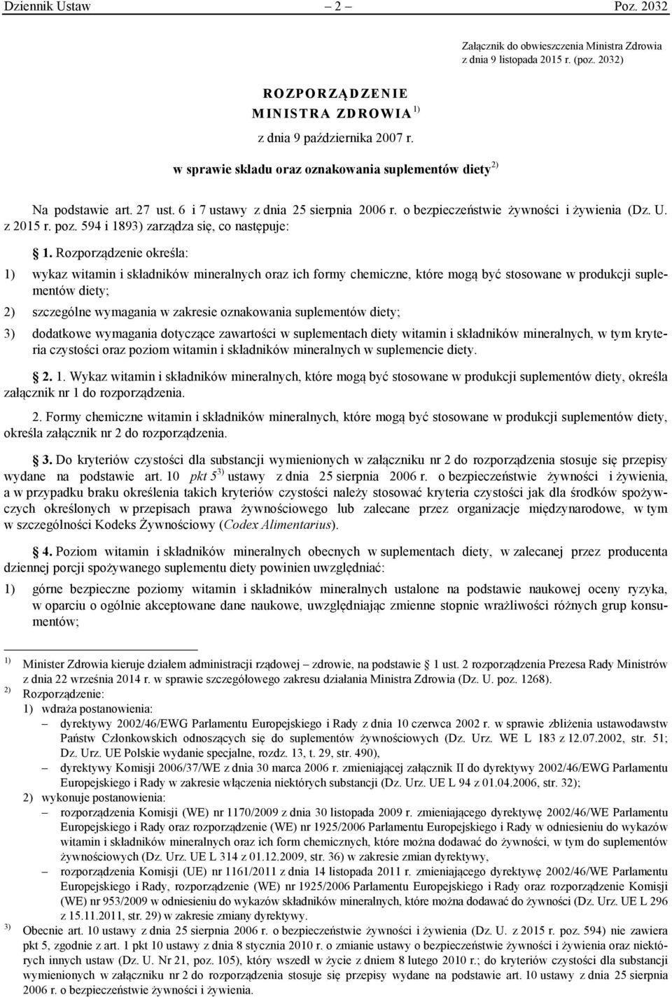 594 i 1893) zarządza się, co następuje: 1.