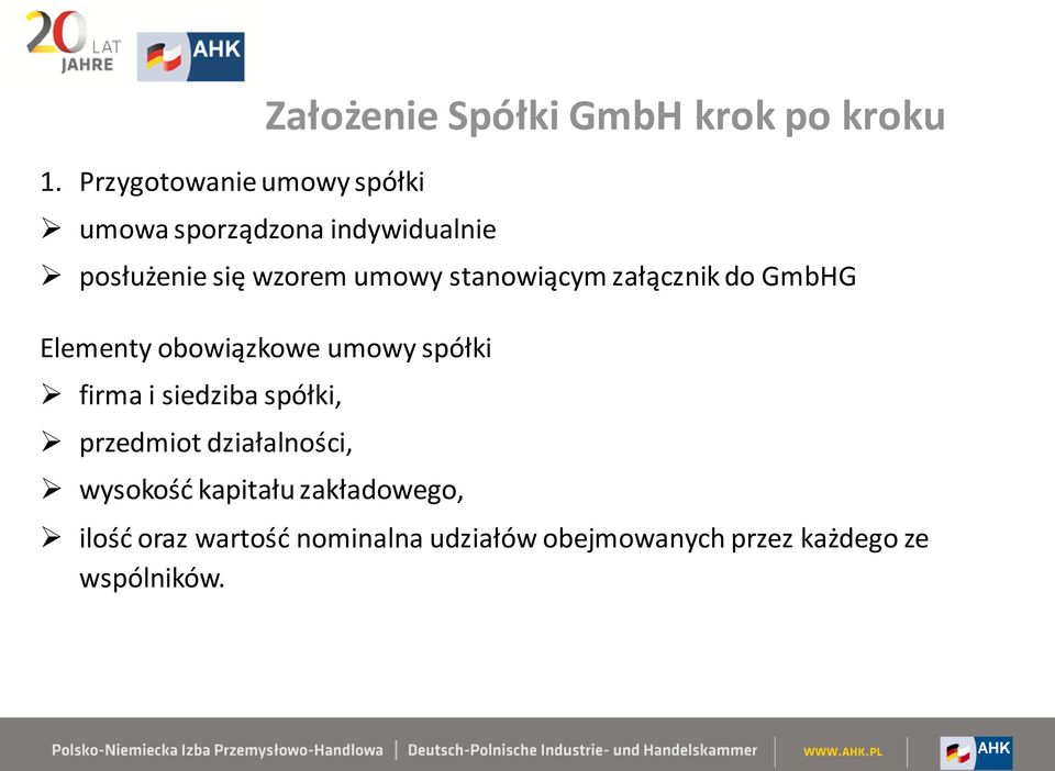 obowiązkowe umowy spółki firma i siedziba spółki, przedmiot działalności, wysokość