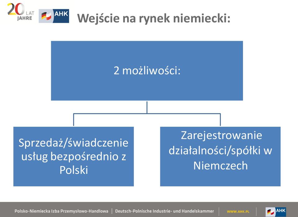 usług bezpośrednio z Polski