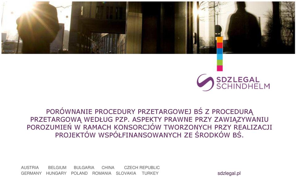 PRZY REALIZACJI PROJEKTÓW WSPÓŁFINANSOWANYCH ZE ŚRODKÓW BŚ.