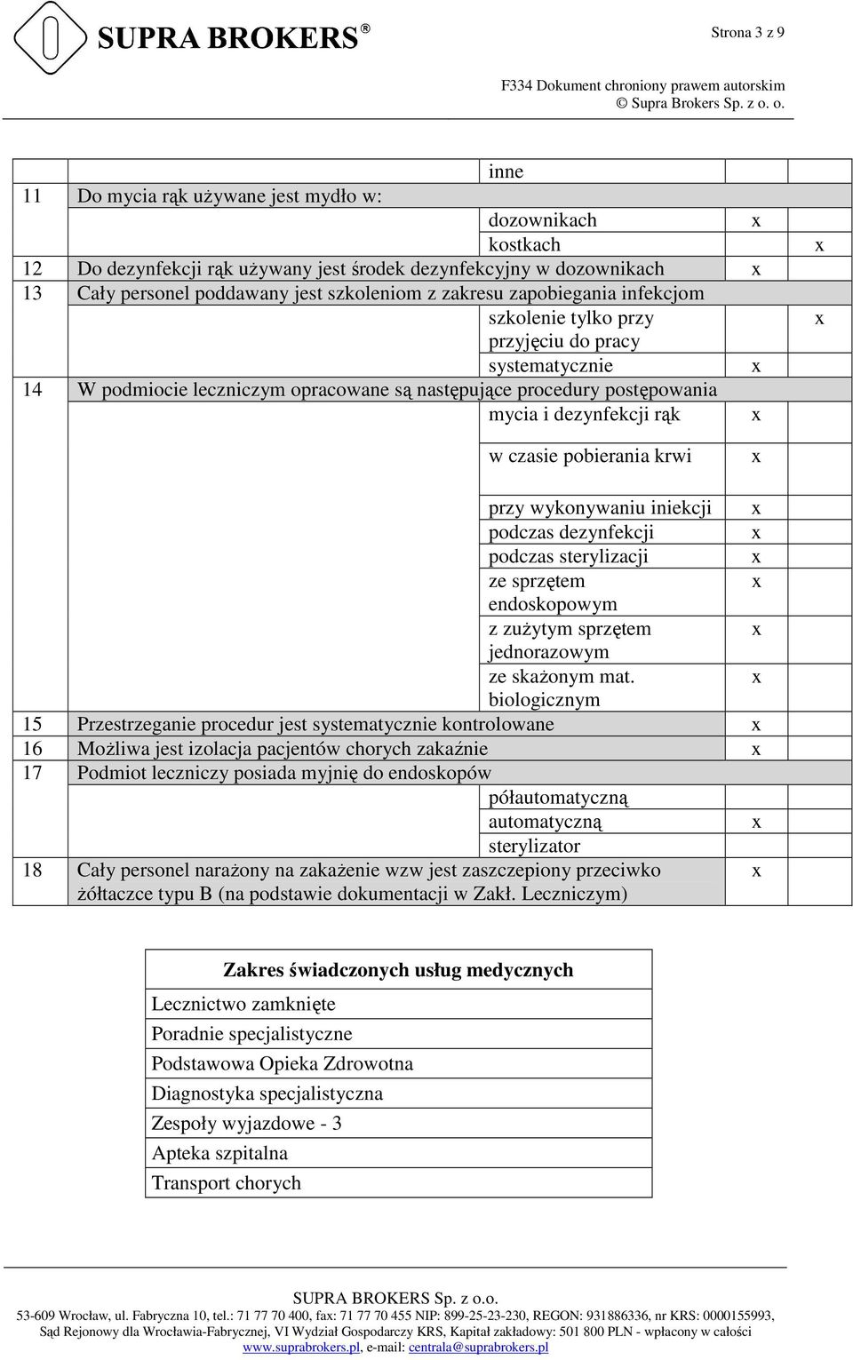 krwi przy wykonywaniu iniekcji podczas dezynfekcji podczas sterylizacji ze sprzętem endoskopowym z zużytym sprzętem jednorazowym ze skażonym mat.