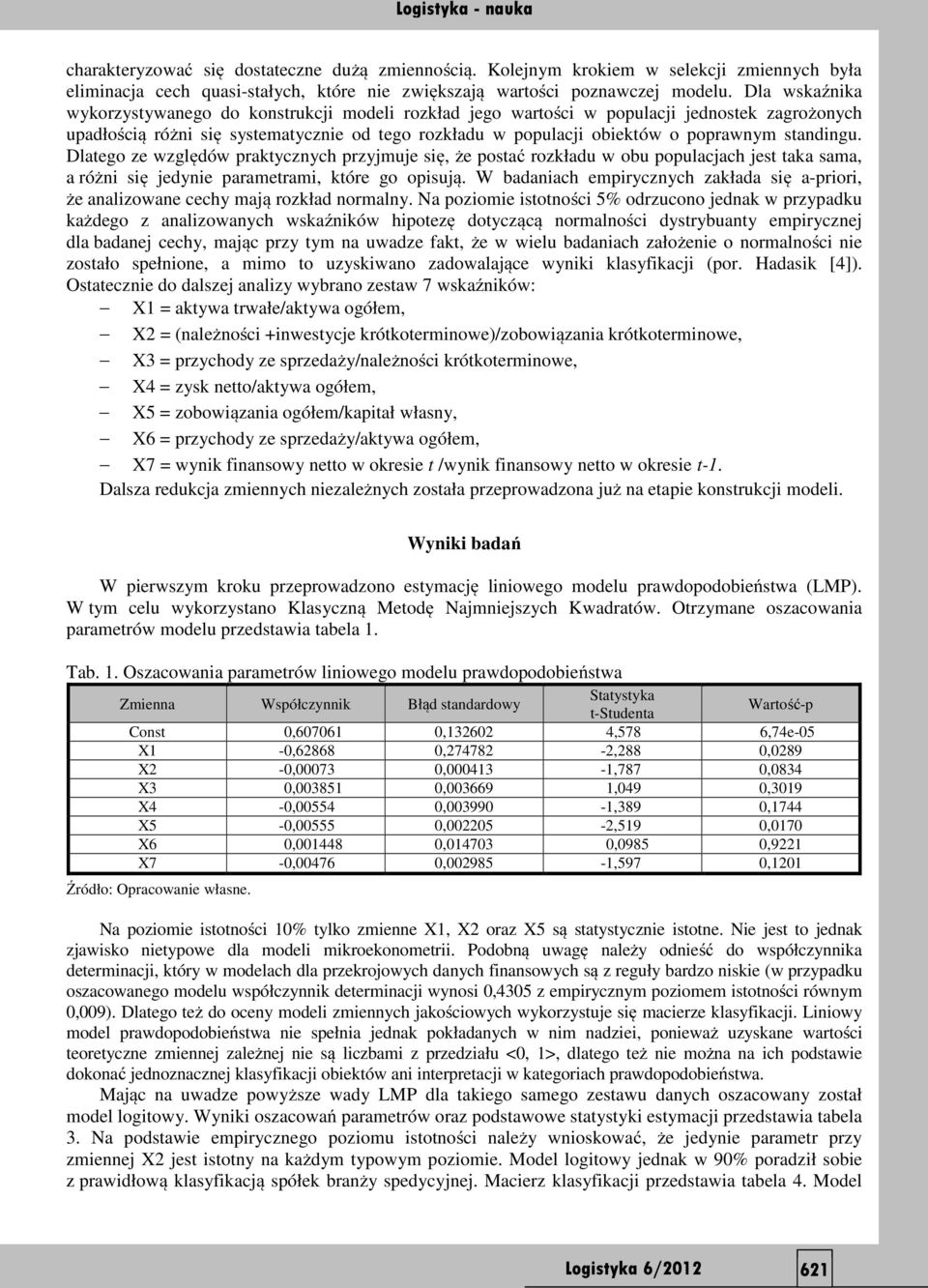 standingu. Dlatego ze względów praktycznych przyjmuje się, że postać rozkładu w obu populacjach jest taka sama, a różni się jedynie parametrami, które go opisują.