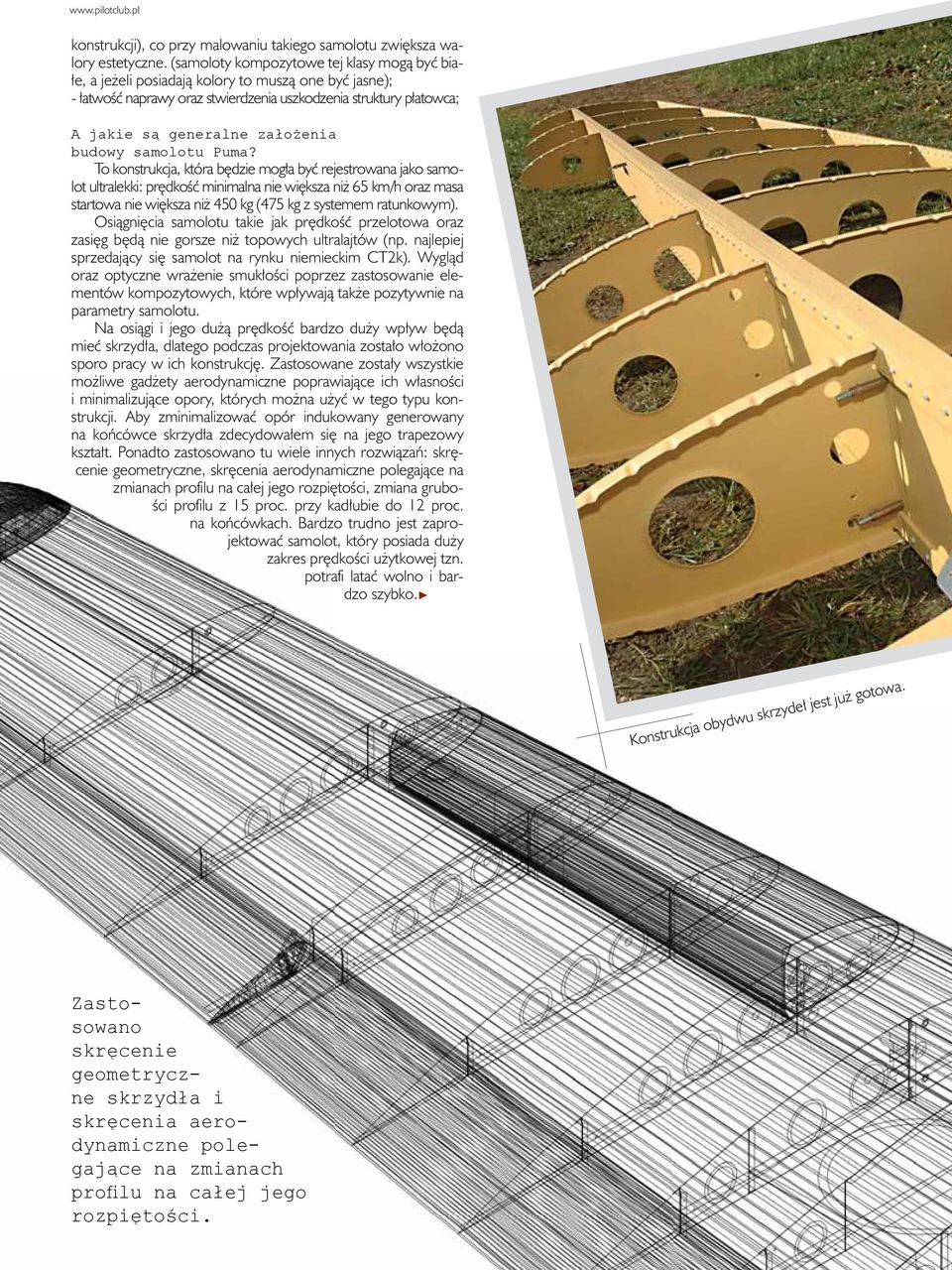 budowy samolotu Puma?