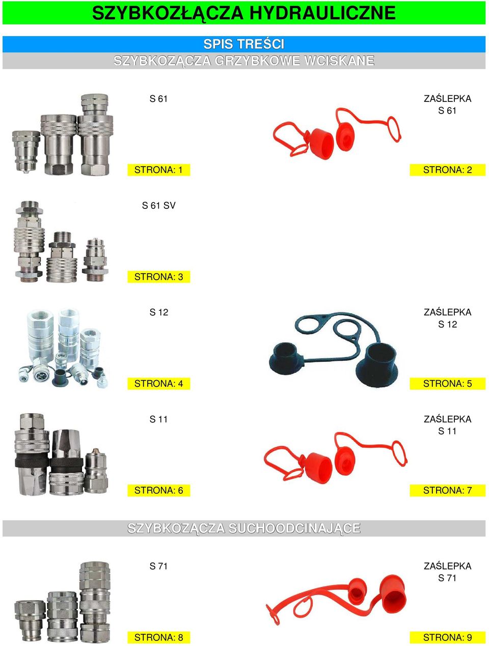 12 ZAŚLEPKA S 12 STRONA: 4 STRONA: 5 S 11 ZAŚLEPKA S 11 STRONA: 6