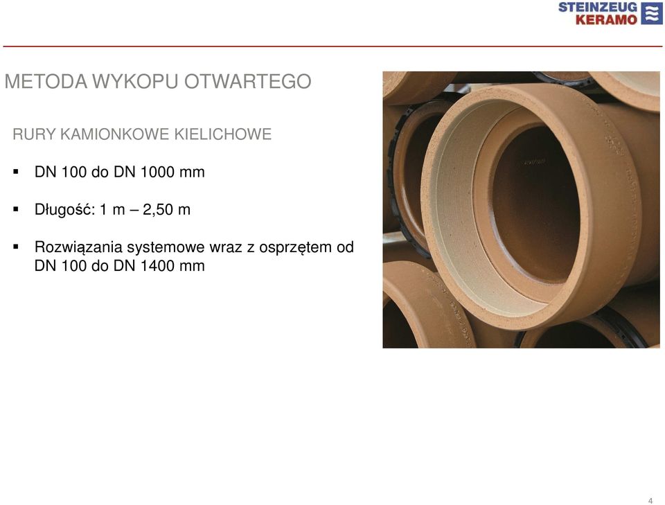 1000 mm Długość: 1 m 2,50 m