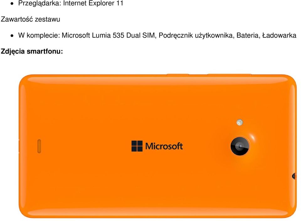 Microsoft Lumia 535 Dual SIM,