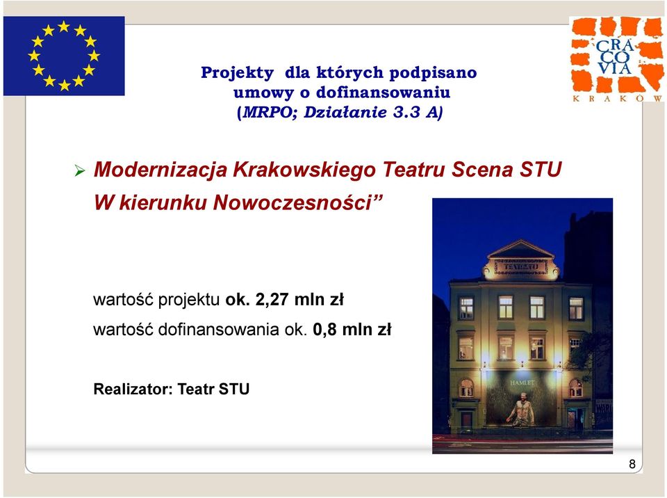 3 A) Modernizacja Krakowskiego Teatru Scena STU W kierunku