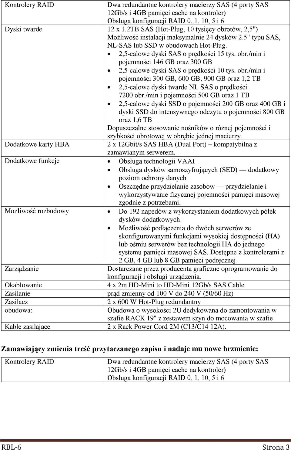 obr./min i pojemności 300 GB, 600 GB, 900 GB oraz 1,2 TB 7200 obr.