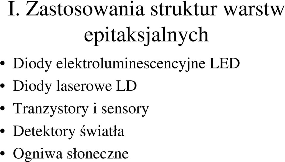 elektroluminescencyjne LED Diody