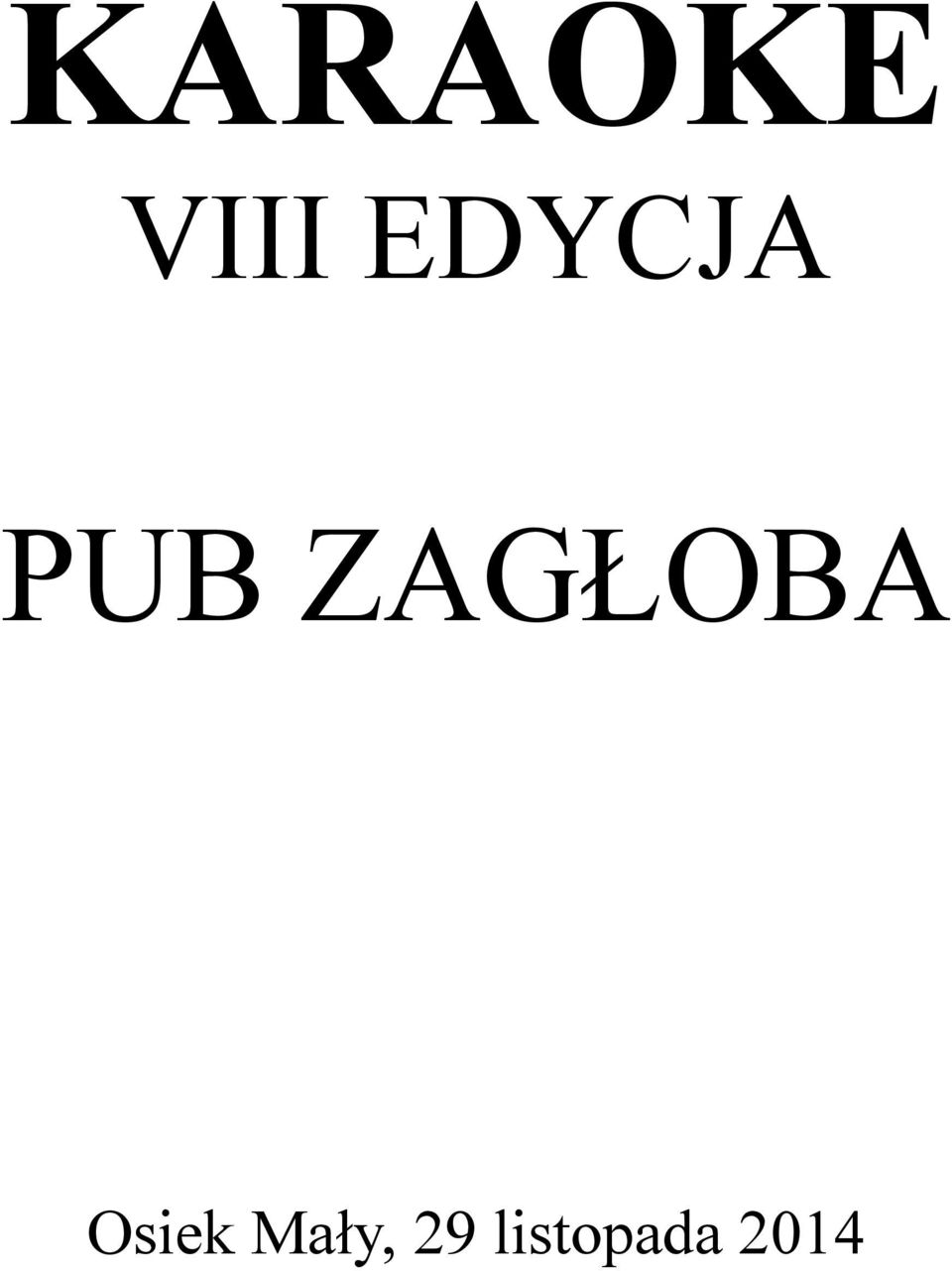 ZAGŁOBA Osiek