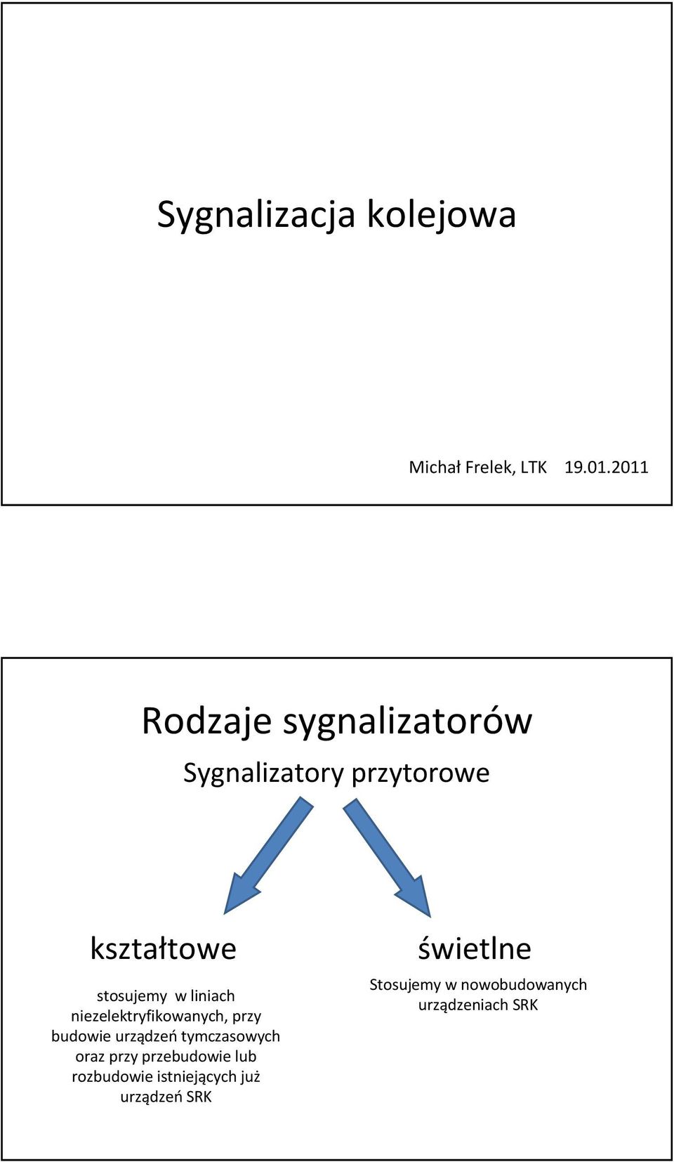 liniach niezelektryfikowanych, przy budowie urządzeń tymczasowych oraz przy