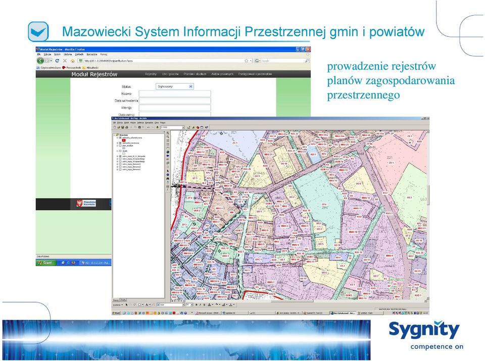 prowadzenie rejestrów planów