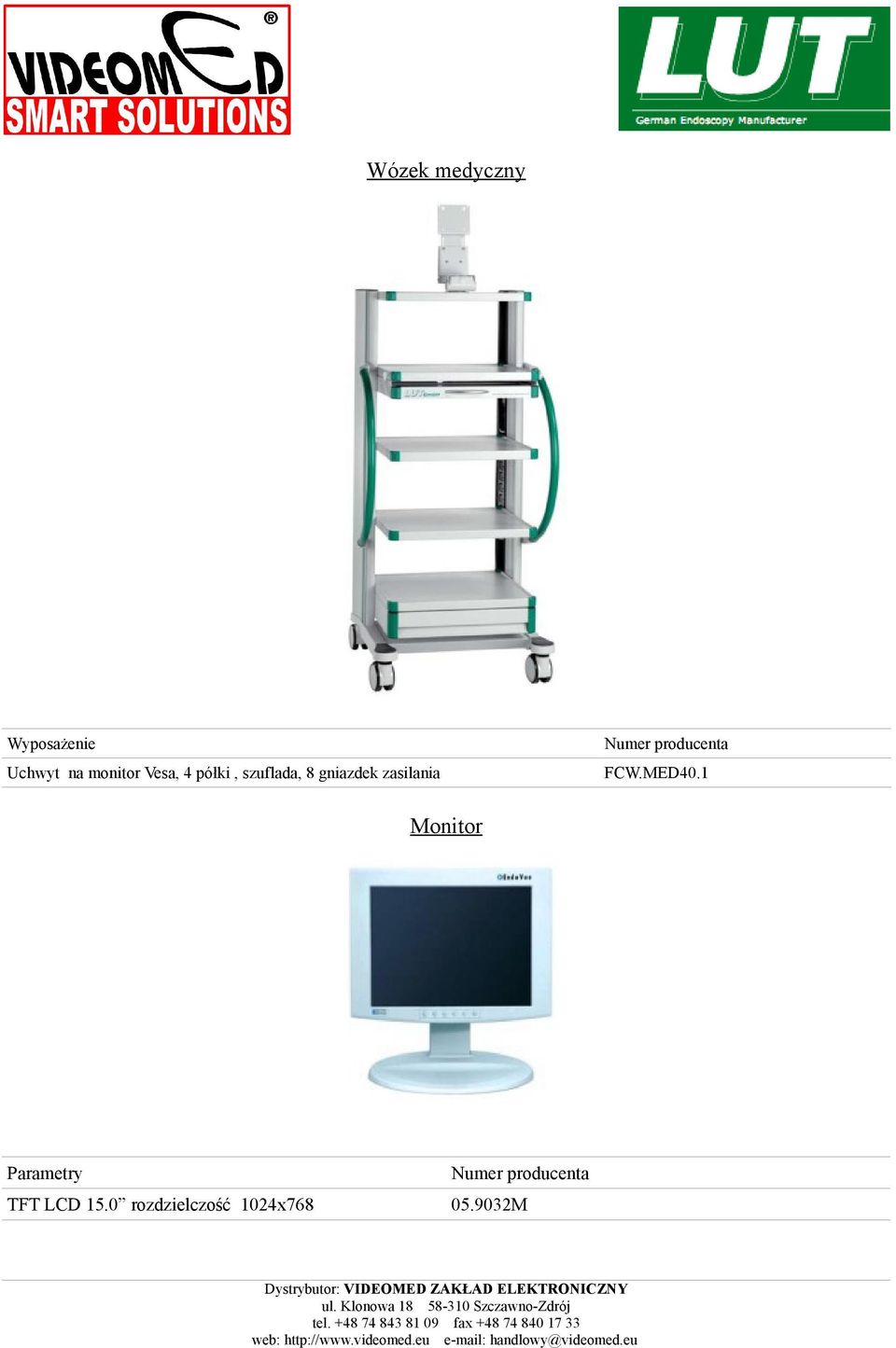 gniazdek zasilania FCW.MED40.