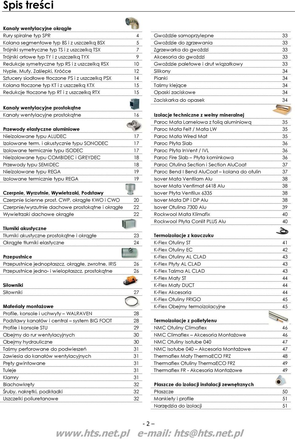 Nyple, Mufy, Zaślepki, Króćce 12 Silikony 34 Sztucery siodłowe tłoczone PS i z uszczelką PSX 14 Pianki 34 Kolana tłoczone typ KT i z uszczelką KTX 15 Taśmy klejące 34 Redukcje tłoczone typ RT i z