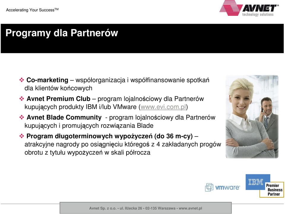 pl) Avnet Blade Community - program lojalnościowy dla Partnerów kupujących i promujących rozwiązania Blade Program