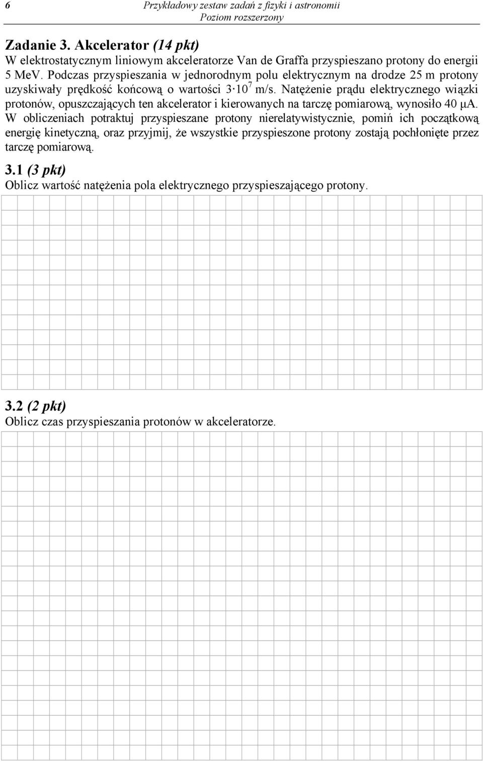 Natężenie prądu elektrycznego wiązki protonów, opuszczających ten akcelerator i kierowanych na tarczę pomiarową, wynosiło 40 μa.