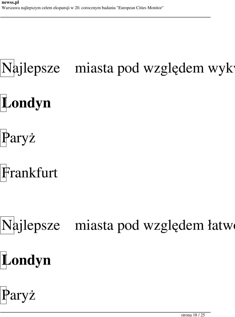 łatwo Londyn Paryż strona 18 /