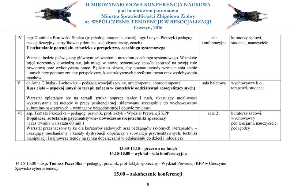 W trakcie zajęć uczestnicy dowiedzą się, jak mogą w nowy, systemowy sposób spojrzeć na swoją rolę zawodową oraz wykonywaną pracę.