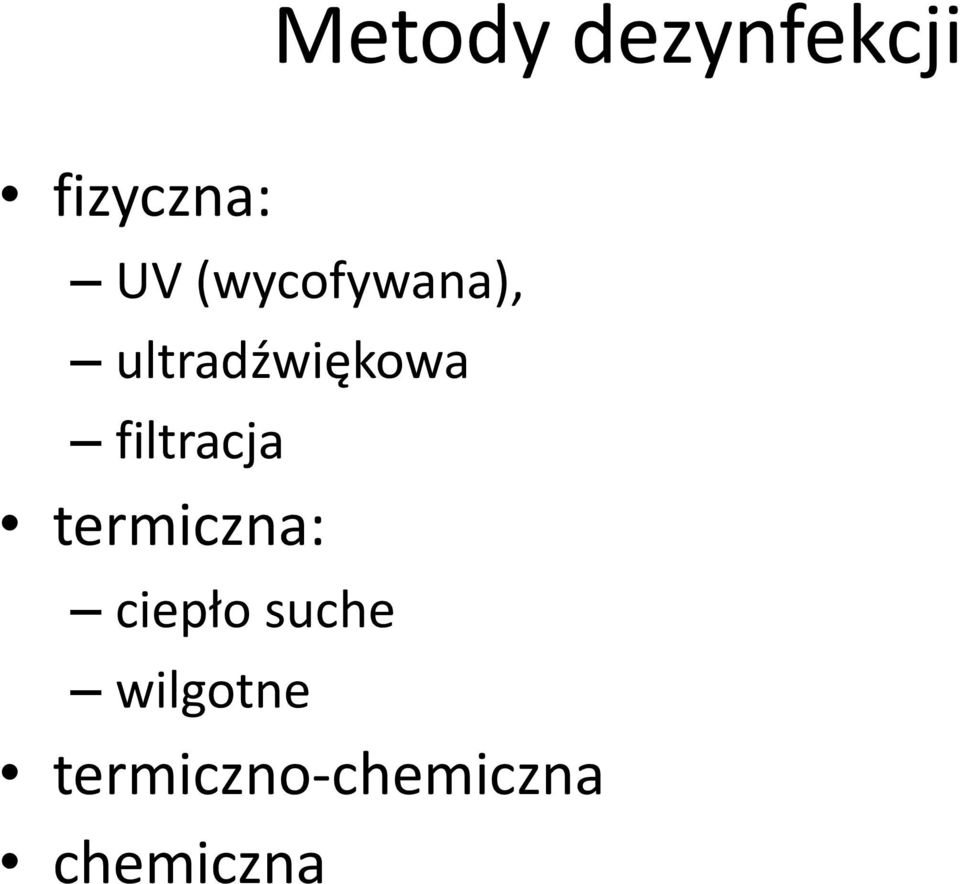 filtracja termiczna: ciepło suche