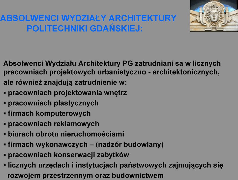 plastycznych firmach komputerowych pracowniach reklamowych biurach obrotu nieruchomościami firmach wykonawczych (nadzór budowlany)