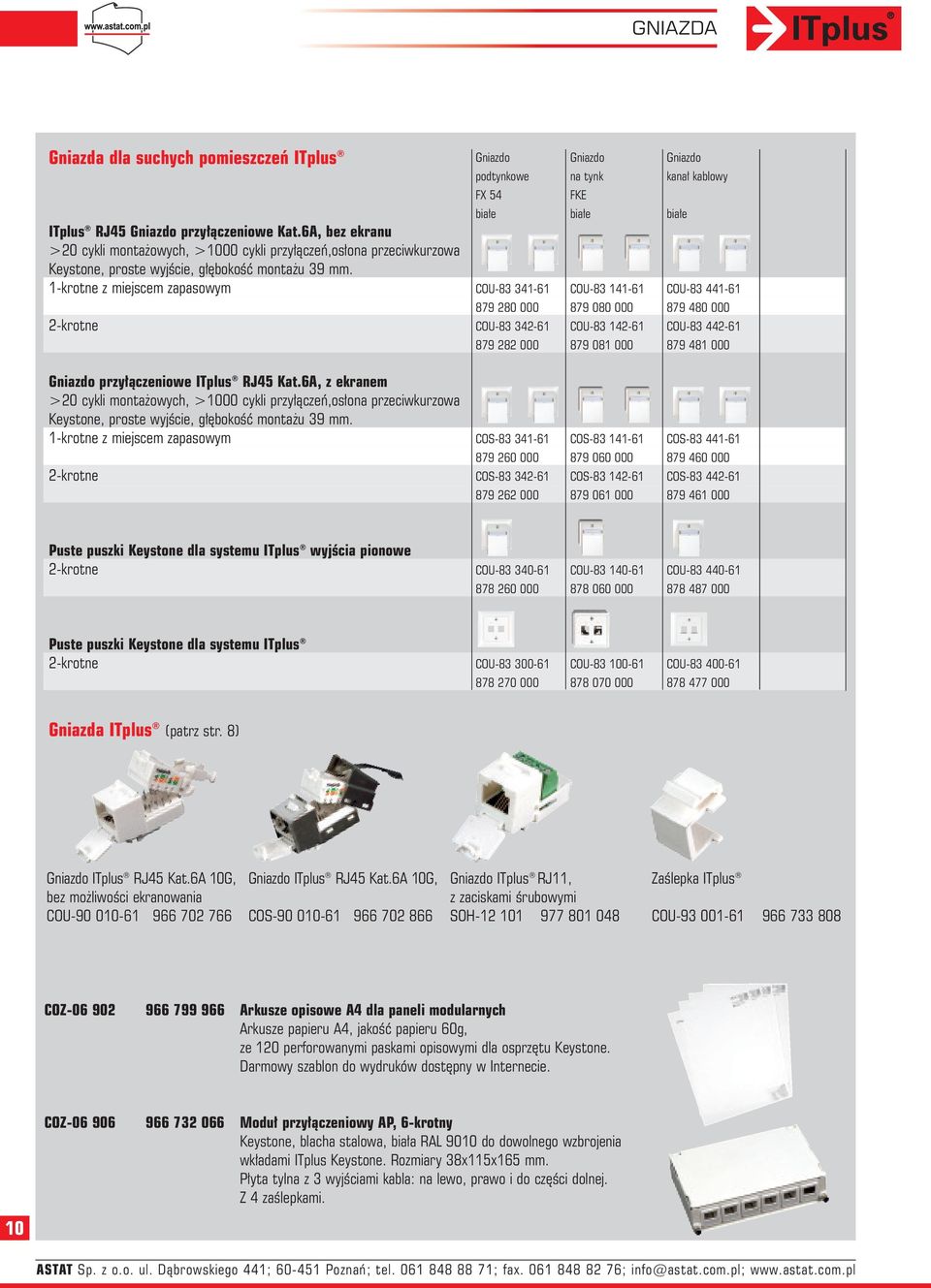 1-krotne z miejscem zapasowym COU-83 341-61 COU-83 141-61 COU-83 441-61 879 280 000 879 080 000 879 480 000 2-krotne COU-83 342-61 COU-83 142-61 COU-83 442-61 879 282 000 879 081 000 879 481 000