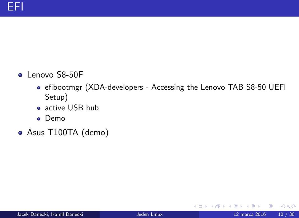 active USB hub Demo Asus T100TA (demo) Jacek