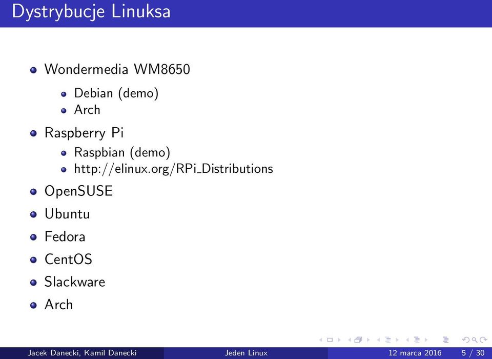 org/rpi Distributions OpenSUSE Ubuntu Fedora CentOS