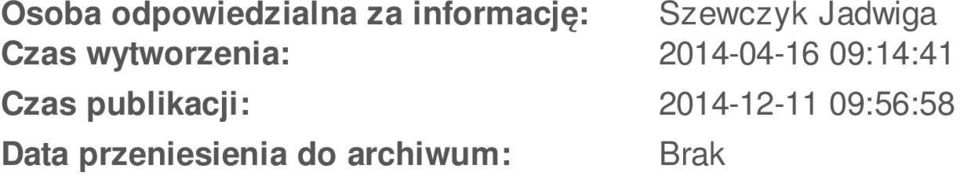 2014-04-16 09:14:41 Czas publikacji: