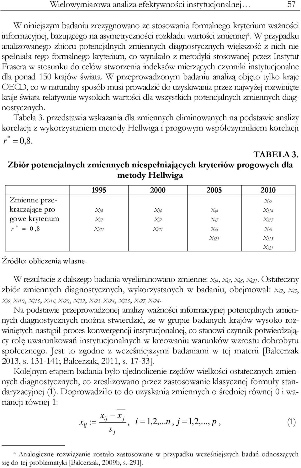 stworzena ndeksów merzących czynnk nstytucjonalne dla ponad 150 krajów śwata.