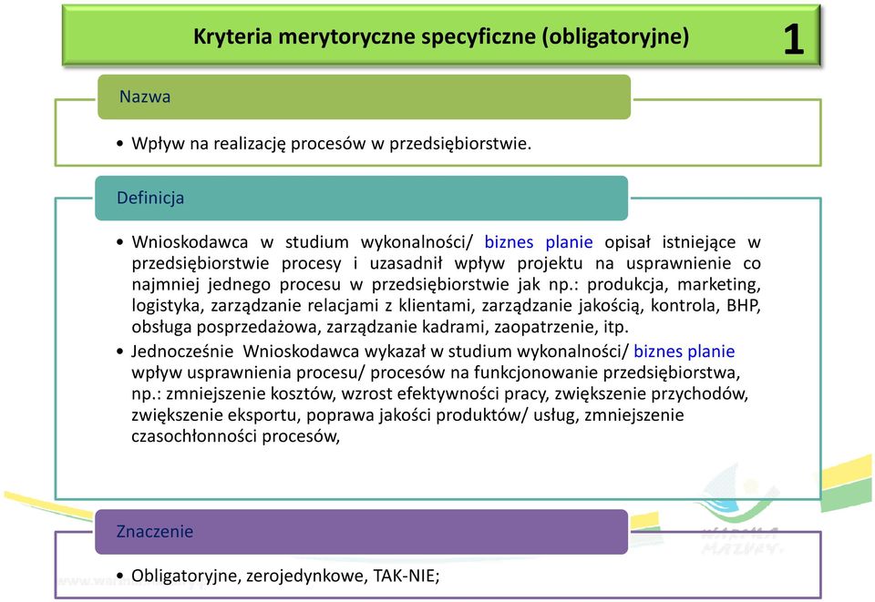 : produkcja, marketing, logistyka, zarządzanie relacjami z klientami, zarządzanie jakością, kontrola, BHP, obsługa posprzedażowa, zarządzanie kadrami, zaopatrzenie, itp.