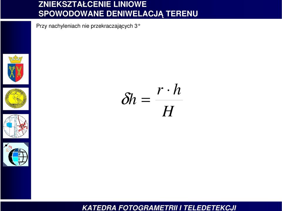 TERENU Przy nacyleniac