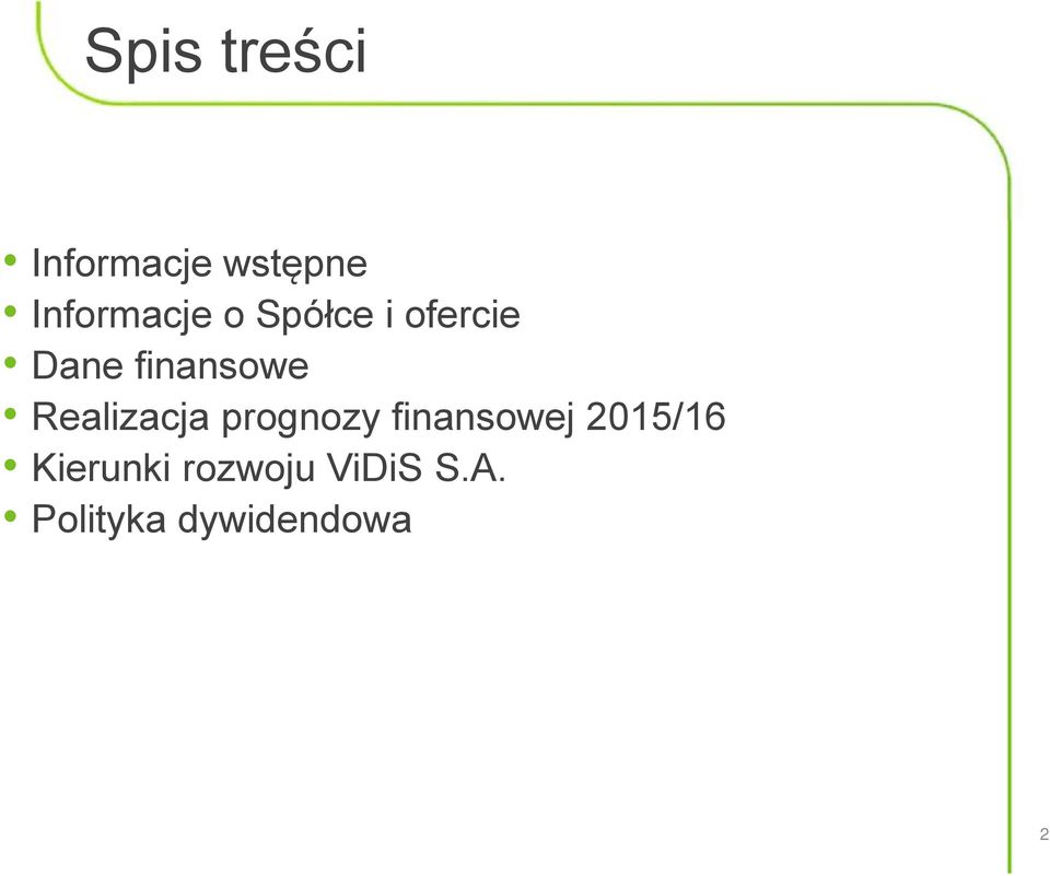 Realizacja prognozy finansowej 2015/16