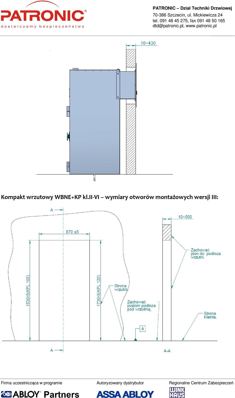 ii-vi wymiary