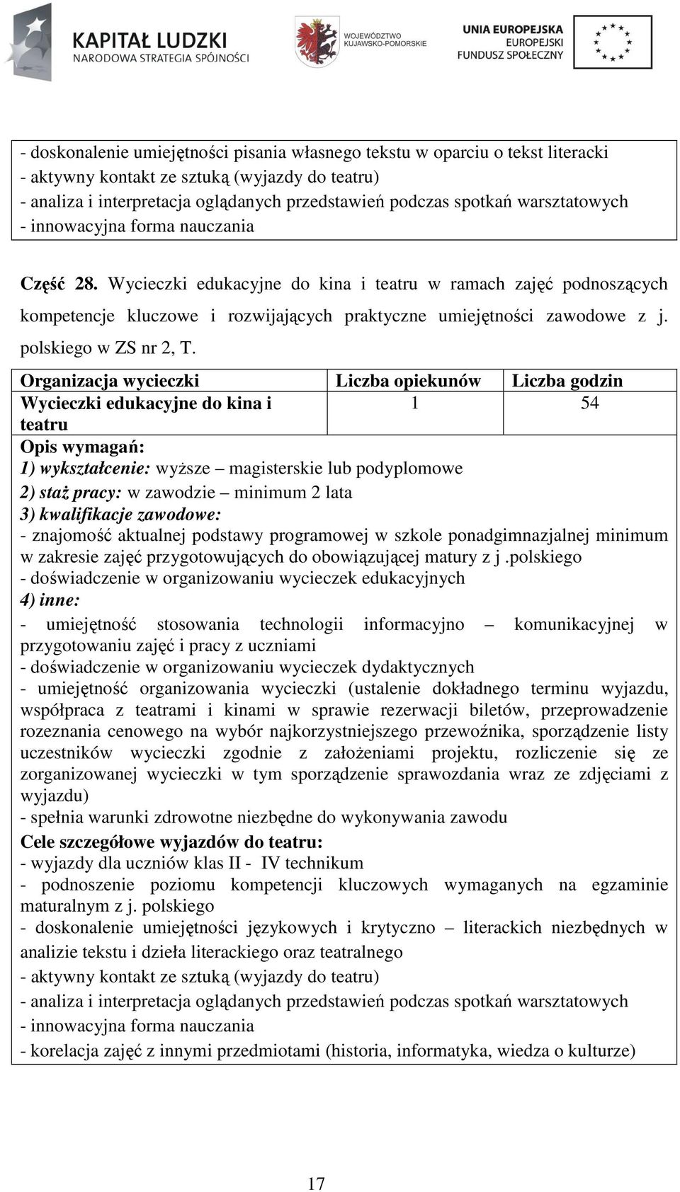 polskiego w ZS nr 2, T.